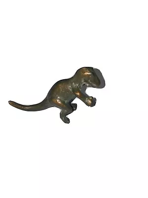 $45 • Buy Vintage 1947 Srg Bronzed Metal T-rex Tyrannosaurus Dinosaur Figurine