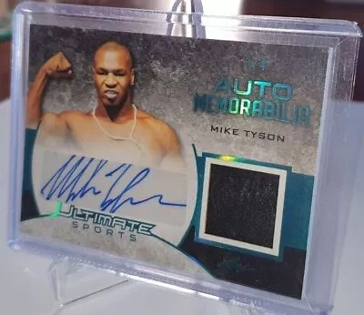 2019 Leaf Ultimate Sports Mike Tyson Autograph 3/4 - Rare Used Shorts Relic • $647.65