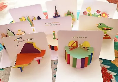 £1.50 • Buy NEW 3D Pop Up Blank Greeting Card Birthday New Home Wedding