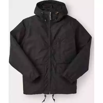 Filson Full Zip Hooded Anorak - XL - 20112978 MADE IN USA Black Dark Superdry CC • $269.99