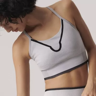 Adidas By Stella McCartney Ladies TRUESTRENGTH Mid-Support Yoga Bra Color Gray • $29.99