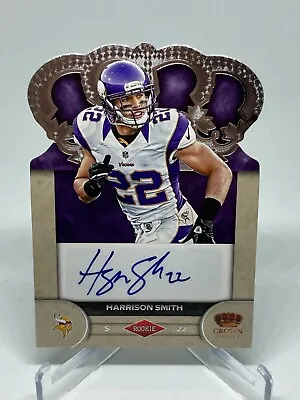$0.99 • Buy 2012 Crown Royale Harrison Smith Rookie Auto Football Card #'d 035/245 Vikings