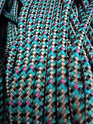 7/16  X 100 Ft. Double Braid-Yacht Braid Polyester Legacy Rope. Made In USA. • $74