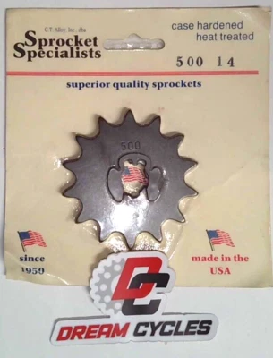 $18.95 • Buy NOS Sprocket Specialists 14T Sprocket Honda	C100 C102 QA50 Z50 ATC70 CR60R CT70