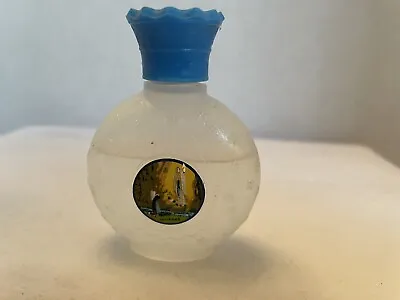 Lourdes France Holy Water Bottle Vintage 1980s • $24.50