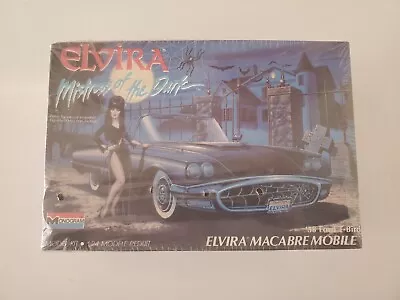 Elvira Mistress Of The Dark '58 T-bird Elvira Macabremobile Monogram Scale 1:24 • $65