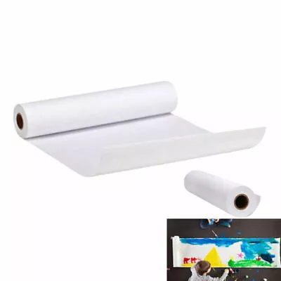 Paper Roll Drawing 5/10/25m Finger Creation Painting White Kids Easel Craft Art • £8.08