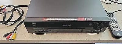 JVC HR-S5900U Hi-Fi Super VHS/S-VHS ET VCR Recorder Player Rate Model Very Clean • $249.99