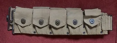 WW1 US Army M-1907 Woven  Cartridge Belt 10 Pockets - Mills 1918 New  Price! • $99.99