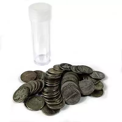 Mercury Dime Bulk Silver 50 Count Roll 3.575 Oz Silver SKU:CPCMERC • $114.99