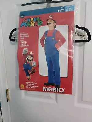 Super Mario Brothers Deluxe Mario Costume Small (6) • $26.99