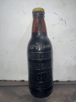 Full 12 Oz. Embossed Dad’s Root Beer Soda Bottle • $12.99