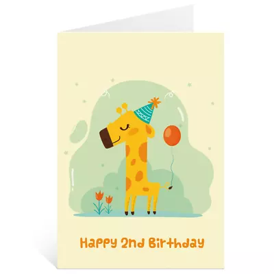 2nd Birthday 15 Greetings Card 2 Years Old Son Grandson • £2.49