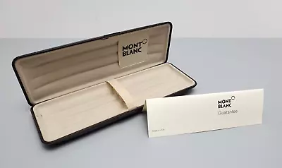 Vintage 1970's Montblanc Pen Gift Box Hard Plastic Display Case EMPTY-NO PEN • $59.95