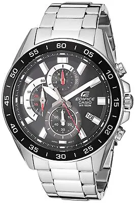 Casio Men's Edifice Analog Display Quartz Silver Watch EFV-550D-1AV • $89.50