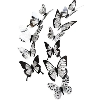 $4.43 • Buy 3D Butterfly Wall Stickers Home Decor Butterflies Decals Art Wall Decals