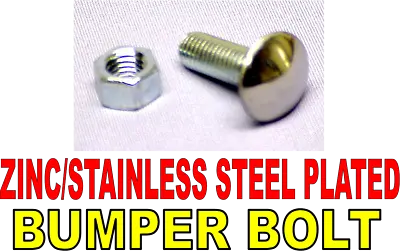 1947-1991 Chevy GMC Truck Zinc Stainless Steel Bumper Bolt C10 3100 Squarebody • $2.95