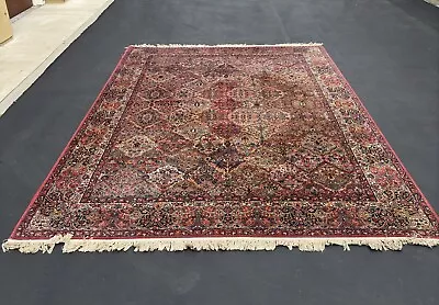 Antique American Multicolor Panel Kirman Karastan 717 Rug 10x14FT %100 Wool • $1999