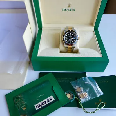 A Stunning 2022 Steel & Gold Rolex Submariner  Ref. 126613ln Full Set • £9000