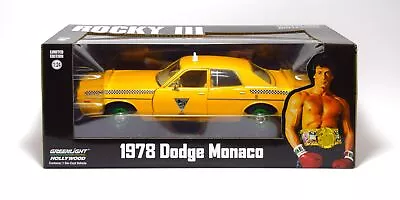 Greenlight 84161 1/24 Scale Green Machine Rocky III 1978 Dodge Monaco Diecast • $24.99