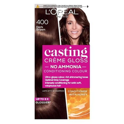 £9.95 • Buy L'Oreal Casting Creme Gloss Semi-Permanent Hair Colour 400 Dark Brown