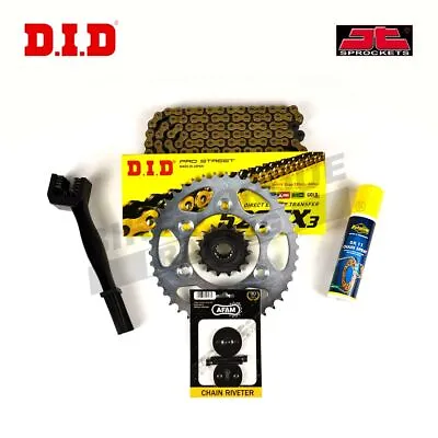 DID JT Silent X-Ring Chain And Sprocket Kit For Kawasaki ER5 500 B1-C6 97-06 • £104