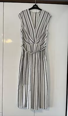 BNWOT Miss Selfridge Pinstripe Jumpsuit Size 14 RRP £42 • £14.99