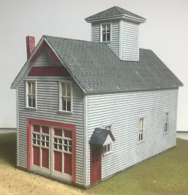 Motrak Models Alton Fire Station Structure Kit - S Scale - NEW • $65