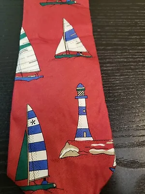 Vintage Hathaway Neck Tie Sailing/sailboats  Theme  • $4