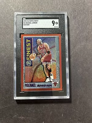 Michael Jordan 1995-96 Topps Finest Mystery Bordered SGC 9 Mint  • $60