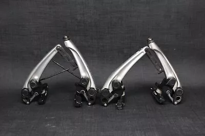 Vintage Shimano Deore XT BR-M750 Linear Pull V-Brakes Set Front & Back MTB • $79