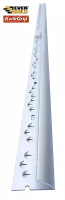 £6.99 • Buy Carpet Edge Trim Single Nap Strip Threshold Metal Silver KwikGrip 90cm (35 )