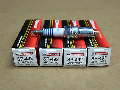 (4) New Ford Motorcraft Sp-492 Sp492 Iridium Copper Core Spark Plugs For Focus • $15.99