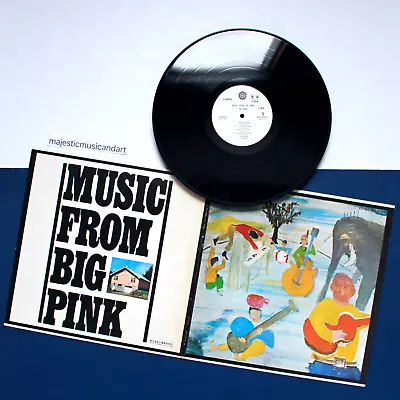 Original 1973 White Label Promo The Band Music From Big Pink Vinyl Lp Rare • $150