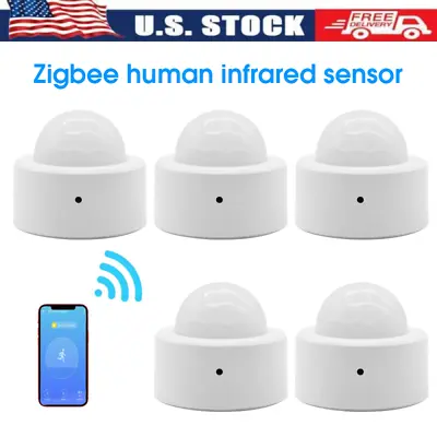Tuya Zigbee Smart Mini PIR Motion Sensor Wireless Infrared Alarm Detector US STK • $8.99