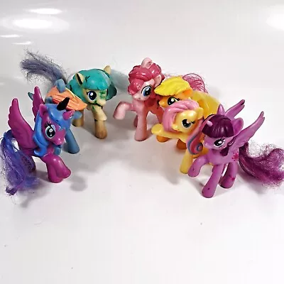 My Little Pony Friendship Is Magic 3  Figures Lot Of 7 Brushables Need TLC -H7 • $17.99