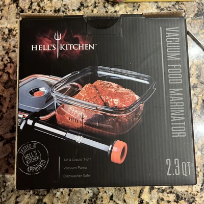 $20 • Buy Hells Kitchen Vacuum Food Marinator New In Box 2.3 Qt 