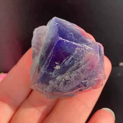 52g Natural Super Beautiful Blue Fluorite Crystal Ore Standard Sample • $6.50