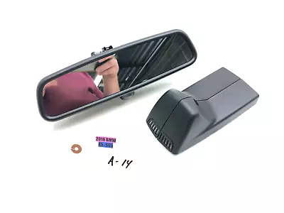 2014-2018 Bmw X5 F15 Interior Rear View Rearview Mirror W/ Trim Cover Set Oem • $47.99