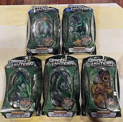 Lot Of FIVE 2010 Mattel DC Movie Masters Green Lantern Figures NEW IN BOX!! • $92.58