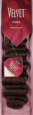 Outre VELVET REMI 14 INCH  100% Human Hair EUROPEAN DEEP WEAVE EXTENSION # 4 • $39.99