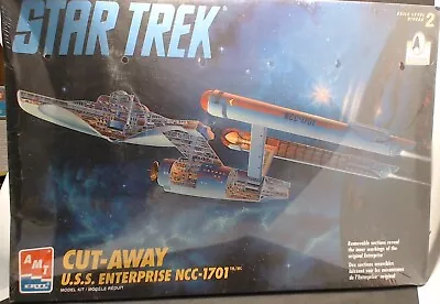 Star Trek - Cut-away - U.s.s. Enterprise Ncc-1701  Amt Ertl Kit# 8790 - Sealed • $91.03