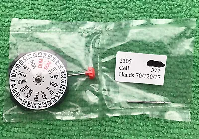 Genuine Miyota 2305 Watch Movement Japan 3 Hands Date/Day At 3 NOS • $14.99