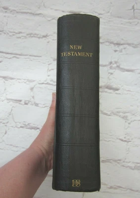 £24.99 • Buy Antique New Testament Bible Eyre & Spottiswoode BFBS Gilt Edged Pages Hardback