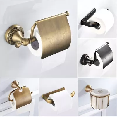 $24.90 • Buy Antique Toilet Paper Roll Holder Tissue Rack Wall Mounted Bathroom Accessory