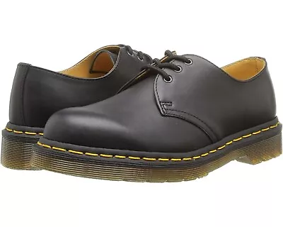 Men's Shoes Dr. Martens 1461 3 Eye Leather Oxfords 11838001 BLACK NAPPA • $115