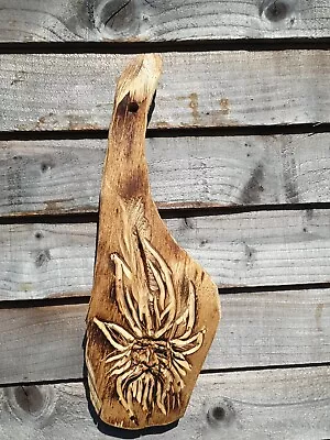 £14.99 • Buy Chainsaw Carved Green Man / Wood Spirit  