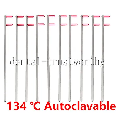 $73 • Buy 10Pcs DENTAL Bite Wing Indicator Metal Bar Arm -XCP RINN STYLE FPS 3000 - RED