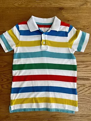 Mini Boden Boys  Striped Polo Shirt - Excellent Condition - Size Age 7-8 • £5.50