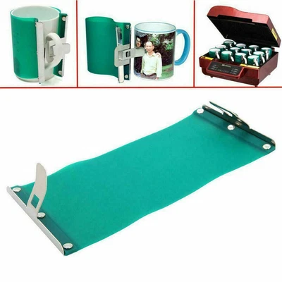 $13.09 • Buy Heat Press Mug Cup Clamp Fixture 3D Sublimation Silicone Wrap Mug